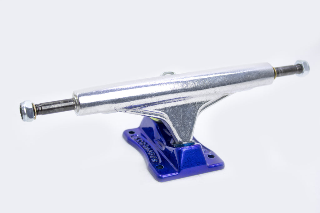 TRUCK STRONGER SKATE POLIDO C/ BASE AZUL - 149MM