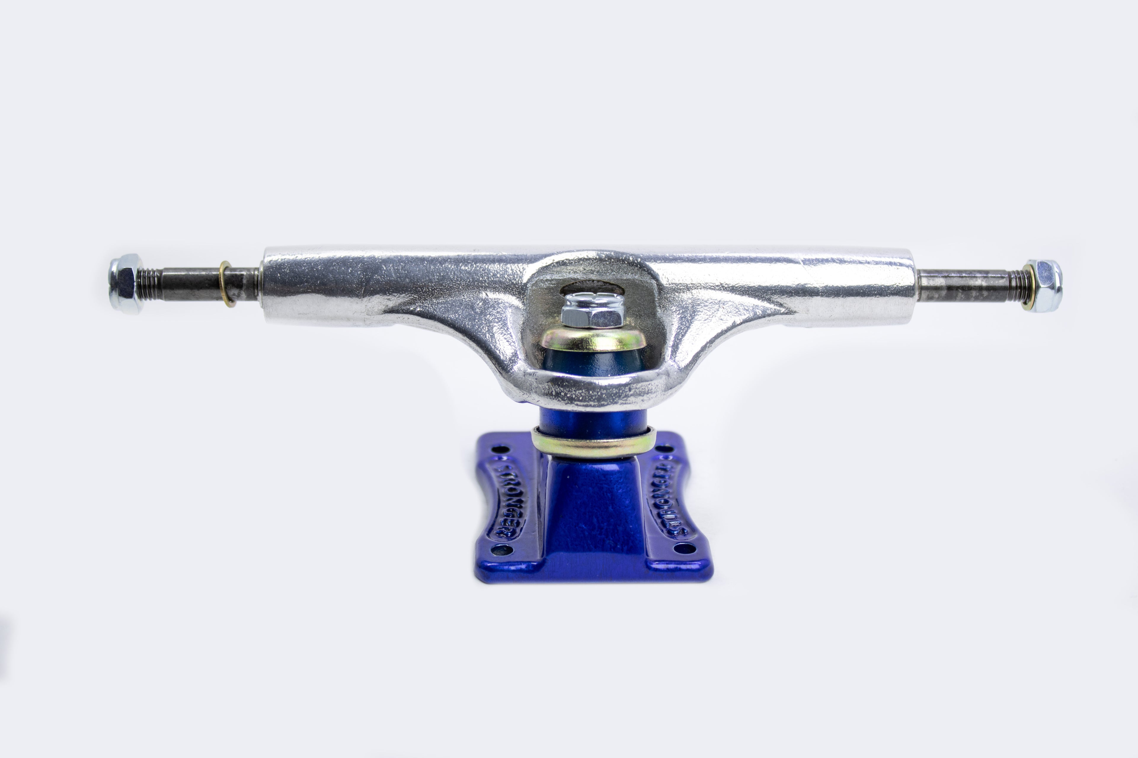 TRUCK STRONGER SKATE POLIDO C/ BASE AZUL - 149MM
