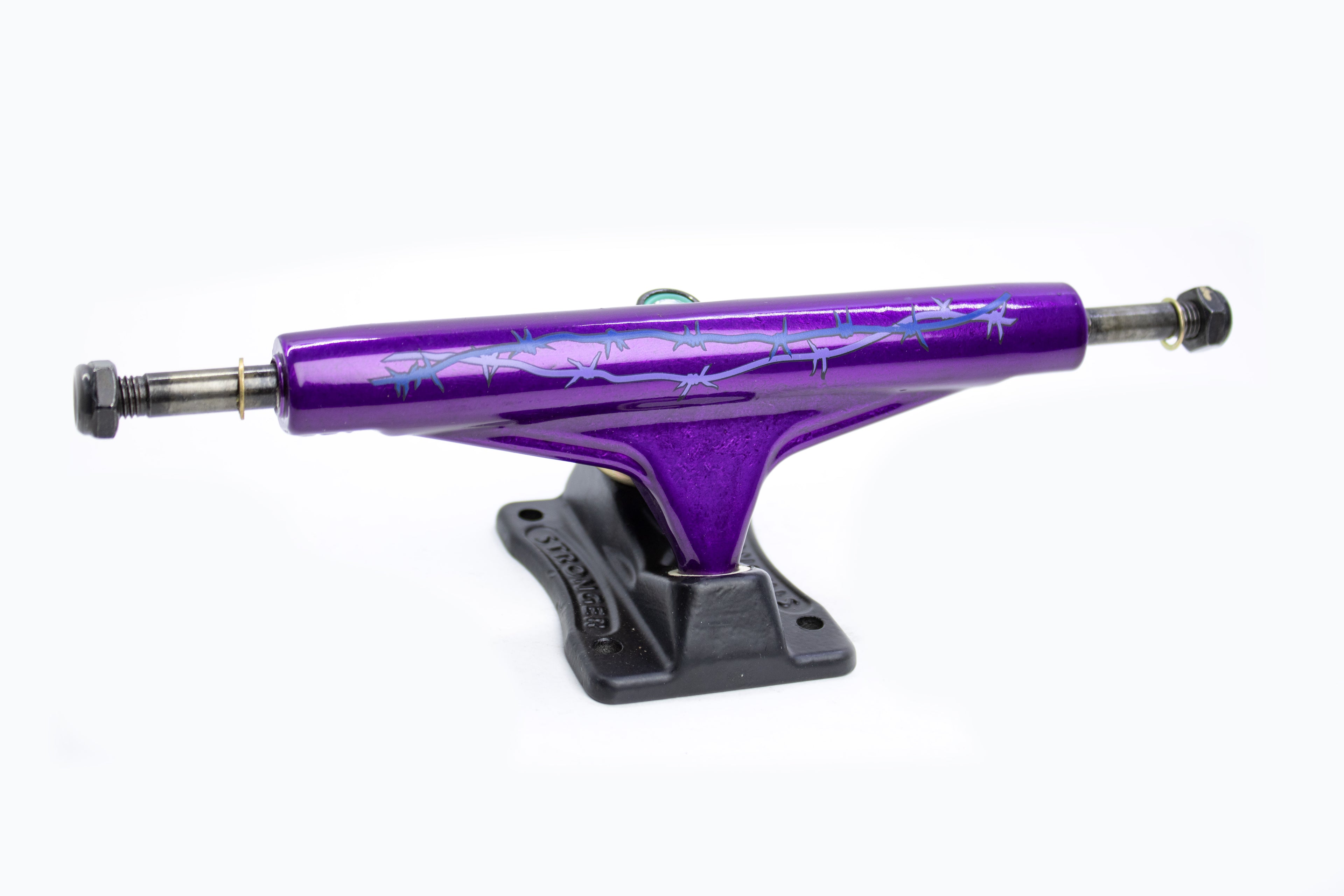 TRUCK STRONGER SKATE PRO MODEL ARAME - ROXO 159MM