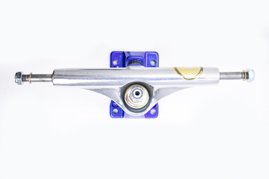 TRUCK STRONGER SKATE POLIDO C/ BASE AZUL - 159MM